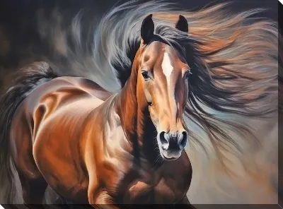 Картина маслом Лошадь №55