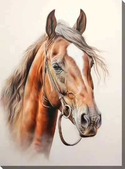 Картина маслом Лошадь №57