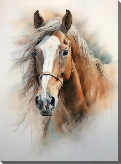Картина маслом Лошадь №58