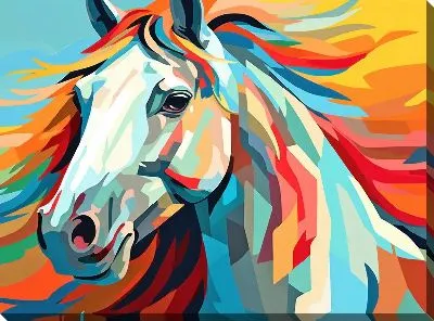 Картина маслом Лошадь №611