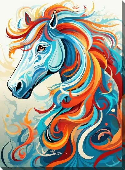 Картина маслом Лошадь №62