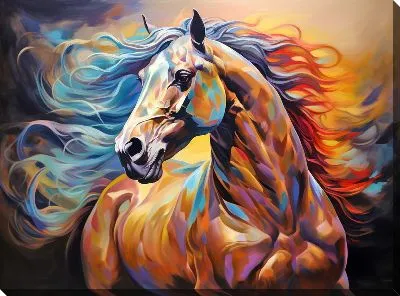 Картина маслом Лошадь №69