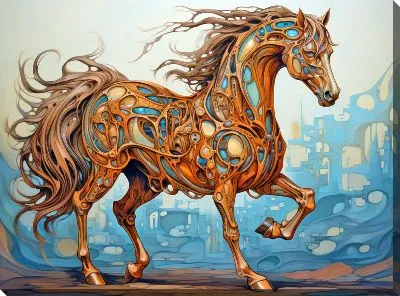 Картина маслом Лошадь №70