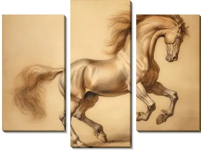 Модульная картина Лошадь №73