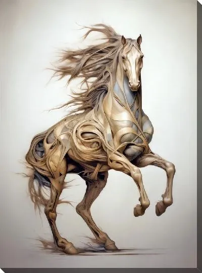 Картина маслом Лошадь №75