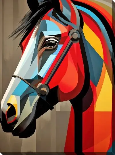 Картина маслом Лошадь №88