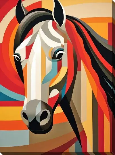 Картина маслом Лошадь №94
