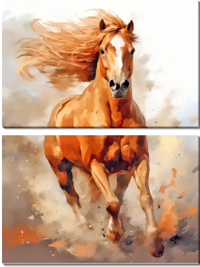 Модульная картина Лошадь №95