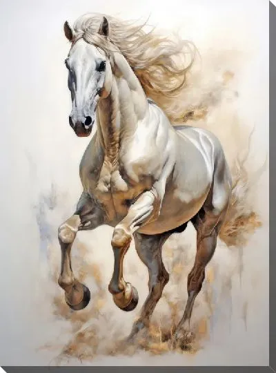 Картина маслом Лошадь №100