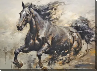 Картина маслом Лошадь №106