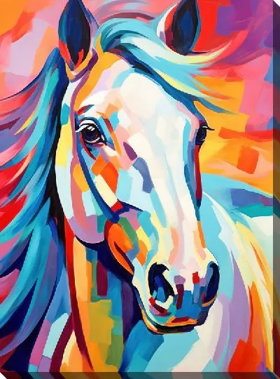 Картина маслом Лошадь №108
