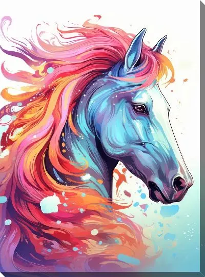 Картина маслом Лошадь №115