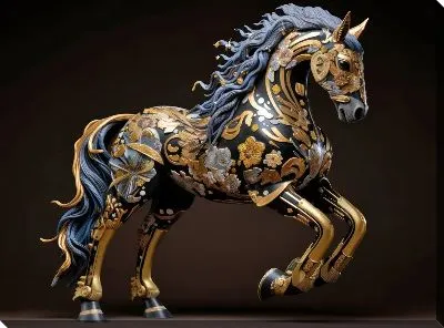 Картина маслом Лошадь №120