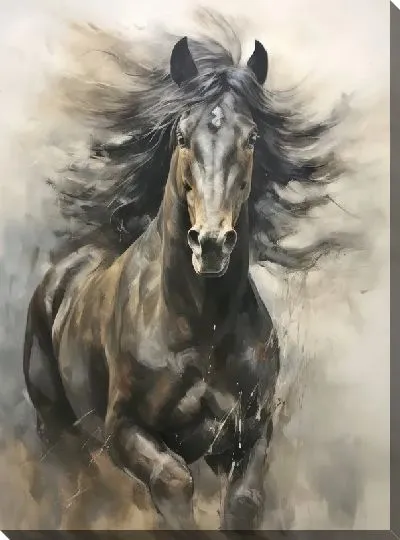 Картина маслом Лошадь №122