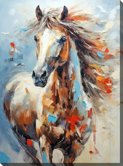 Картина маслом Лошадь №127