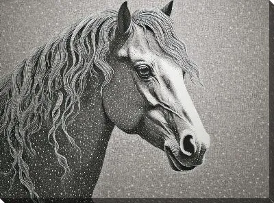 Картина маслом Лошадь №128