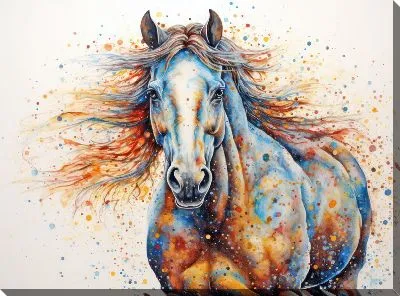 Картина маслом Лошадь №129