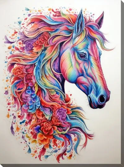 Картина маслом Лошадь №1311