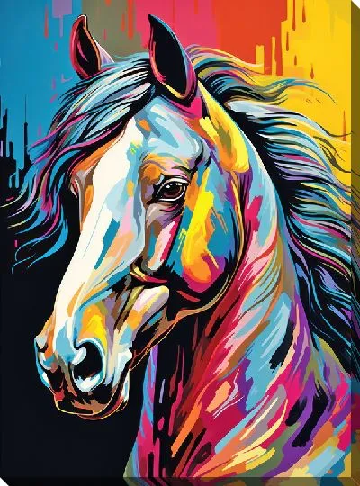 Картина маслом Лошадь №133