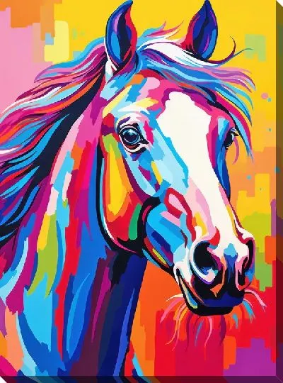Картина маслом Лошадь №138
