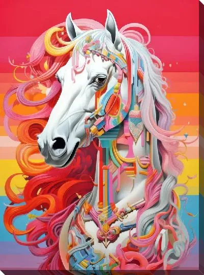 Картина маслом Лошадь №140