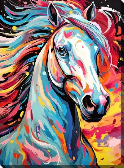 Картина маслом Лошадь №142