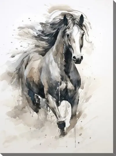 Картина маслом Лошадь №148