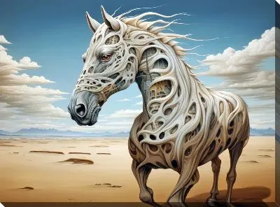 Картина маслом Лошадь №153