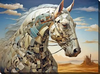 Картина маслом Лошадь №157