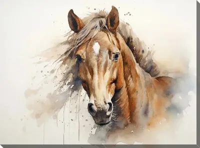 Картина маслом Лошадь №159