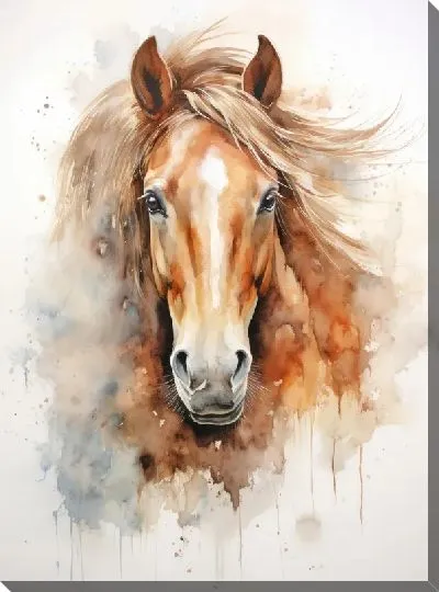 Картина маслом Лошадь №160