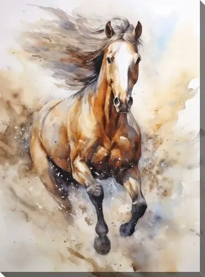 Картина маслом Лошадь №1611