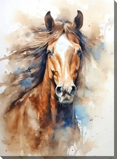 Картина маслом Лошадь №162