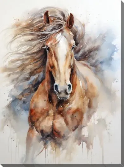 Картина маслом Лошадь №163