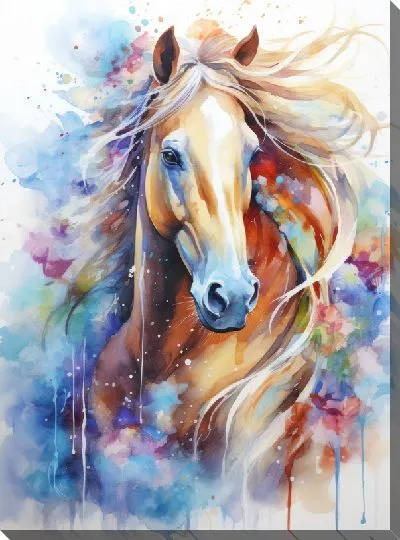Картина маслом Лошадь №165