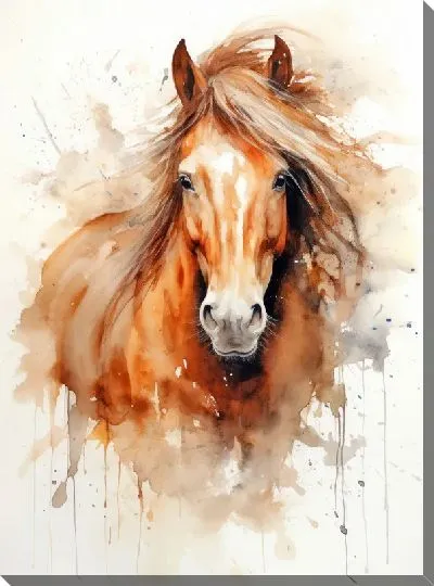 Картина маслом Лошадь №167