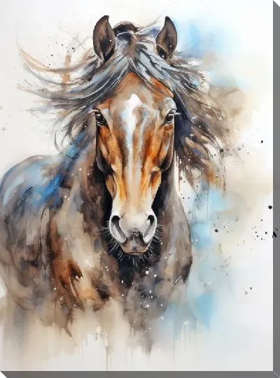 Картина маслом Лошадь №168