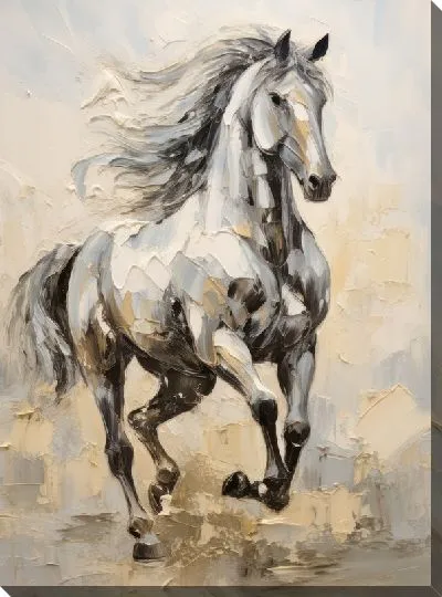 Картина маслом Лошадь №170