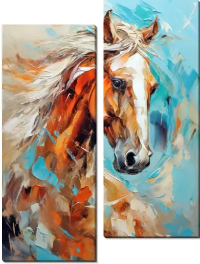 Модульная картина Лошадь №174