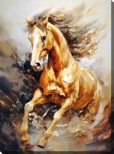 Картина маслом Лошадь №181