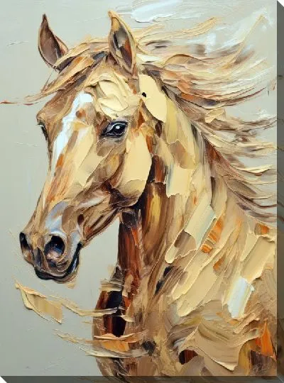 Картина маслом Лошадь №182