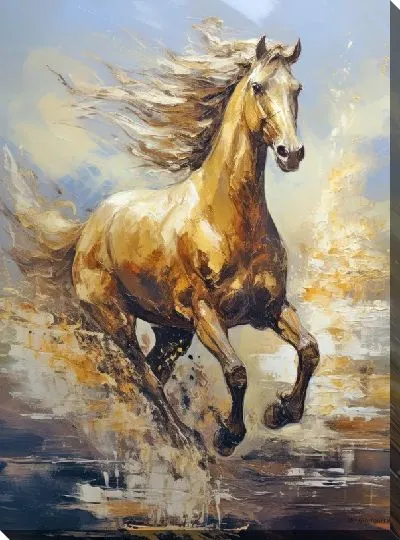 Картина маслом Лошадь №183