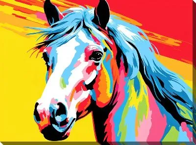 Картина маслом Лошадь №184