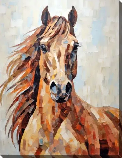 Картина маслом Лошадь №188