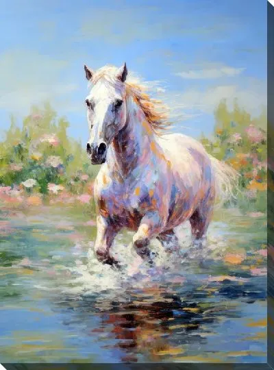 Картина маслом Лошадь №192
