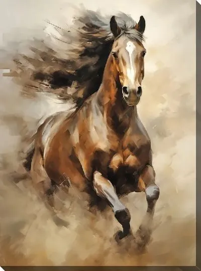 Картина маслом Лошадь №195