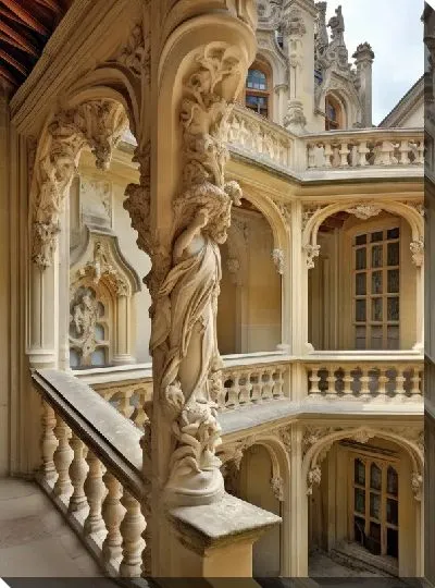 Картина маслом Балкон №33