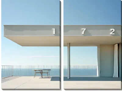 Модульная картина Балкон №57