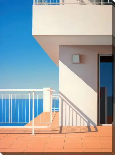 Картина маслом Балкон №64