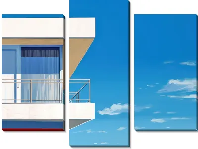 Модульная картина Балкон №65